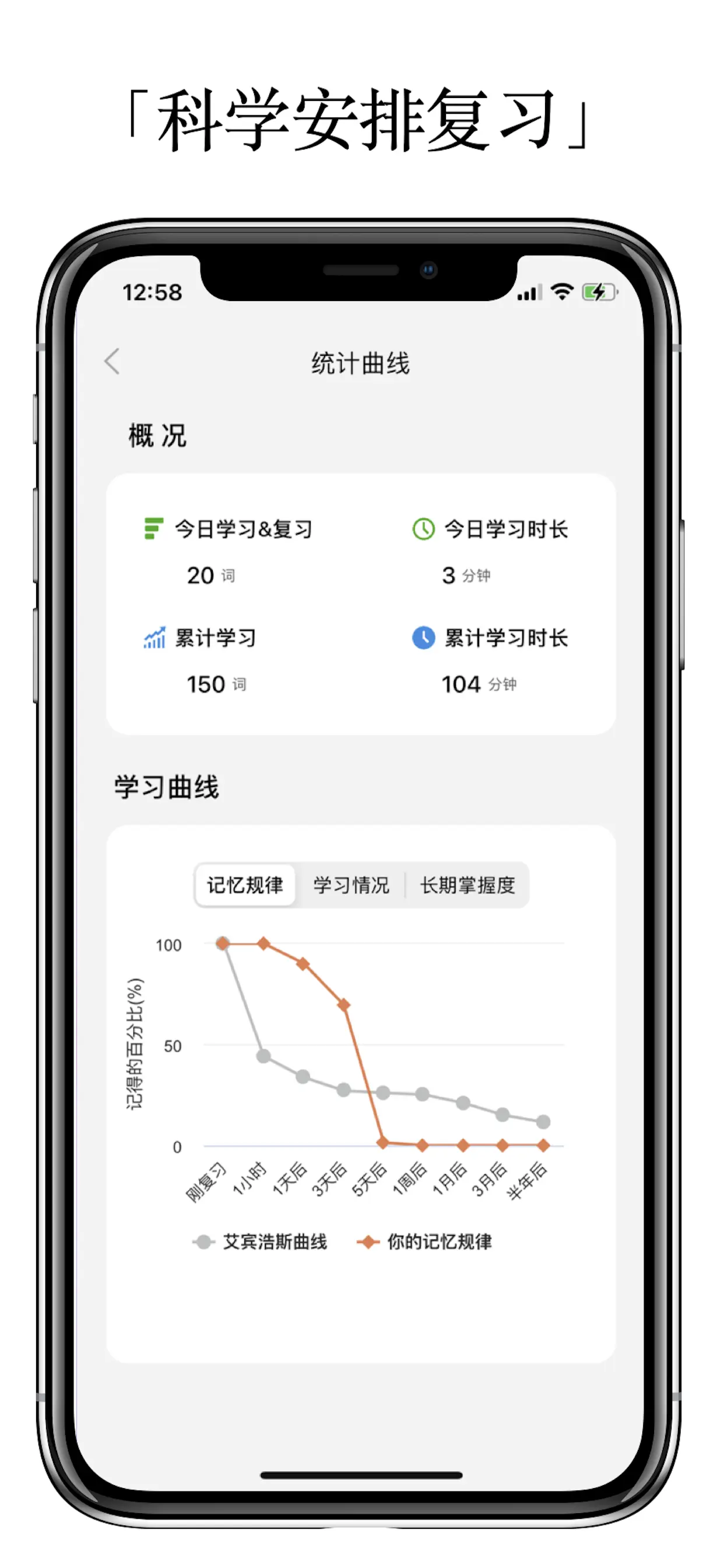 科学安排复习